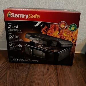 Sentrysafe fireproof small chest safe.